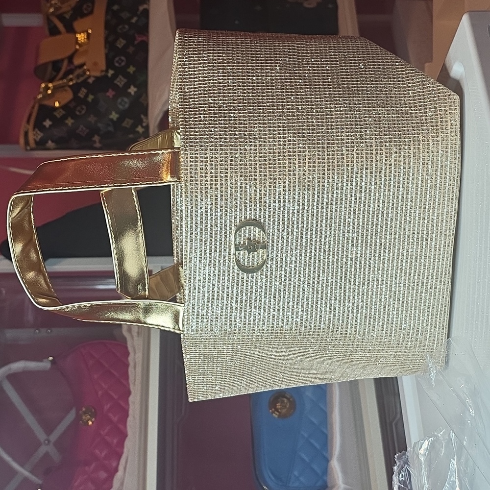 NEW Dior Parfums 2025 Gold Tote Bag! - Picture 12 of 14